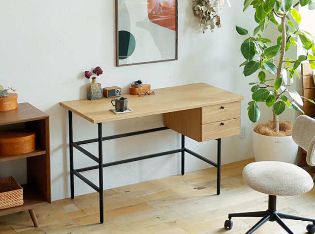 デスク form（フォーム）114 オーク｜北欧・ヴィンテージ
