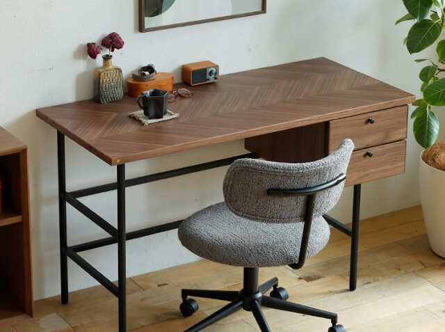 ウォールナット　デスク　70cm interial_de-1490