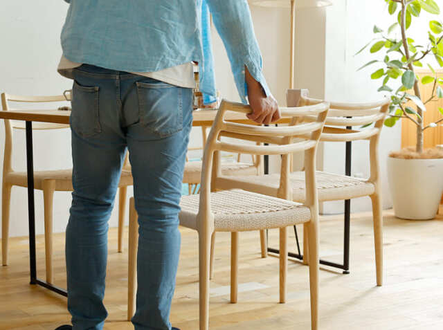 ダイニングチェアー form（フォーム）134 ナチュラル｜北欧