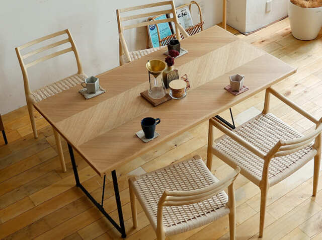 ダイニングテーブル form（フォーム)117 ナチュラル｜北欧