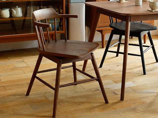 ３脚セット！ 昭和レトロ ダイニングチェア 木製 レザー 【B】 タンスのゲン 3日+5% ダイニングチェア おしゃれ ウィンザーチェア お