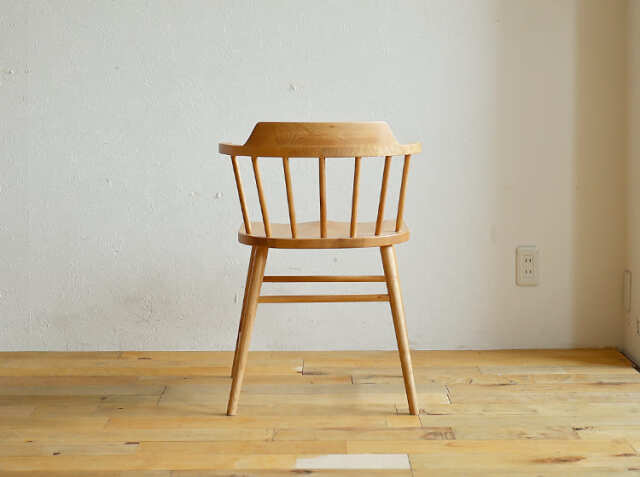 ナチュラルウッド 椅子 シンプルデザイン F0915