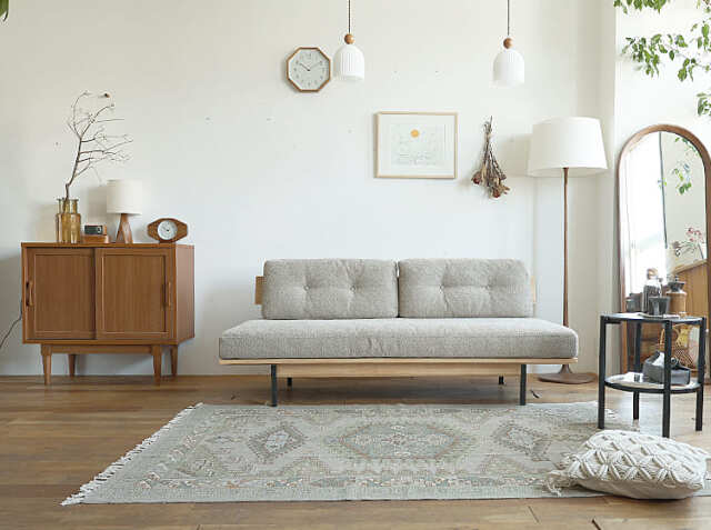 3人掛けソファー form（フォーム） ベージュカラー｜北欧