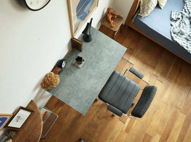 ワークデスク fumi（フミ）コンクリート調タイプ｜北欧・ヴィンテージ