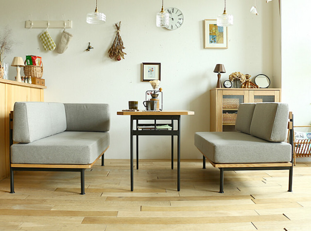 ソファーダイニング3点セット Glam（グラム）｜北欧・ヴィンテージ