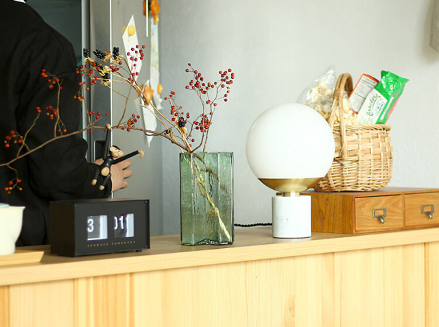 ビンテージ】花びら型 フラワーランプ デスクライト タッチセンサー式