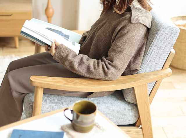 1人掛けソファー Henry（ヘンリー）グレータイプ｜北欧・ヴィンテージ