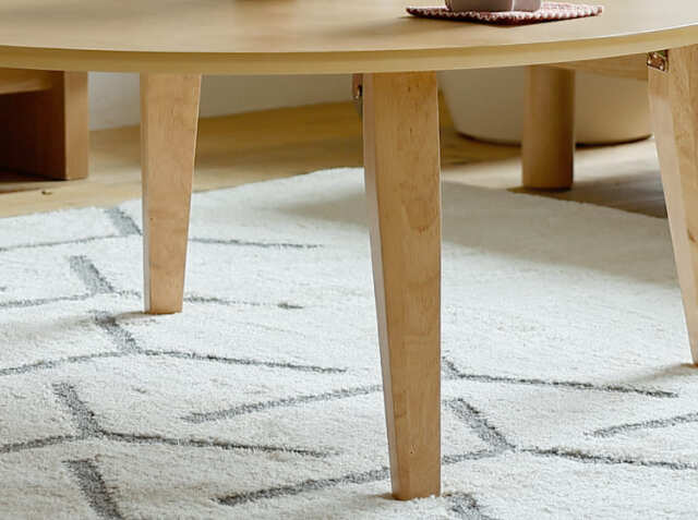 折りたたみ式円形センターテーブル Hiram（ヒラム）｜北欧