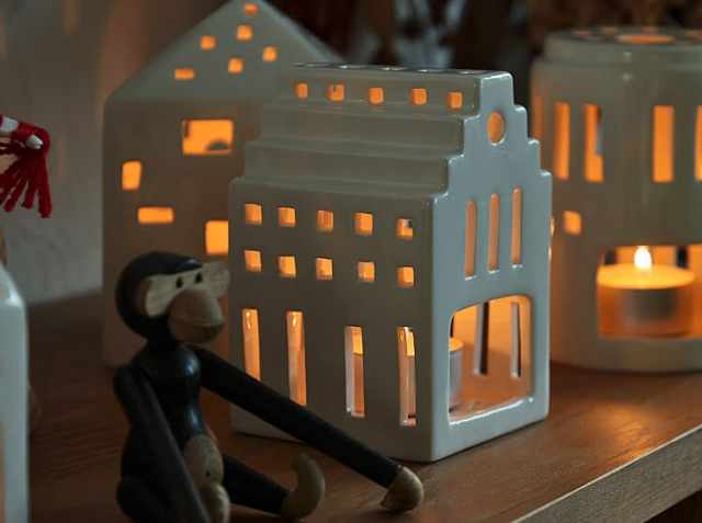 ケーラー KAHLER キャンドルホルダー アーバニア タワー大小セット