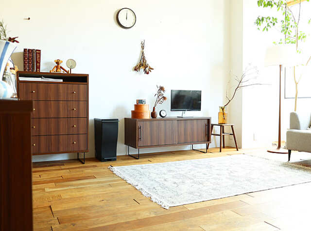 ローボード Kalen（カレン）幅120cm ブラウンカラー｜北欧