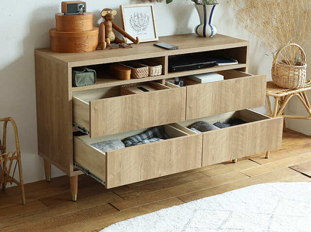 ローチェスト Kalen（カレン）幅120cm｜北欧・ヴィンテージインテリア