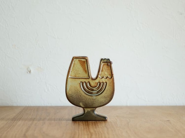 フラワーベース かしわ窯 chicken｜北欧・ヴィンテージインテリア