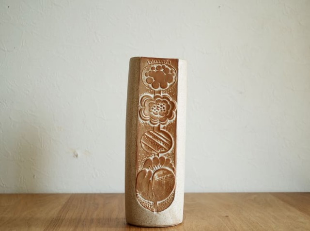 かしわ窯　オブジェ　フラワーベース フラワーベース かしわ窯 grip square｜北欧・ヴィンテージインテリア