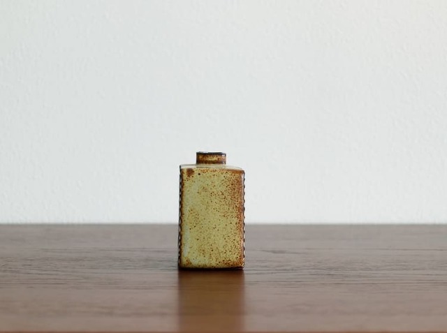 フラワーベース かしわ窯 Vase Bird Square｜北欧・ヴィンテージ