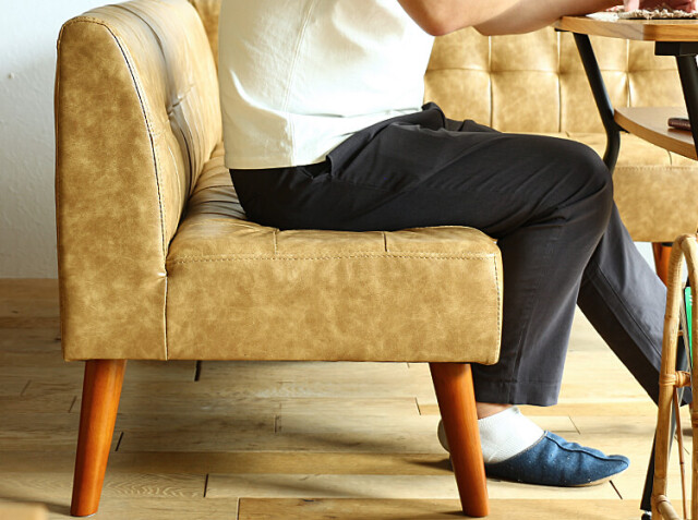 Kirario product｜カウチソファー Keit（ケイト）レザータイプN｜北欧