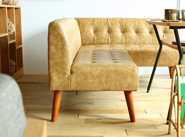 Kirario product｜カウチソファー Keit（ケイト）レザータイプN｜北欧