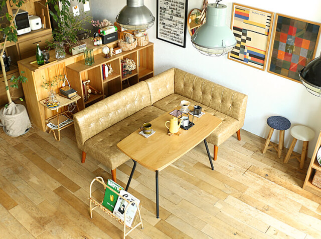 Kirario product｜カウチソファー Keit（ケイト）レザータイプN｜北欧