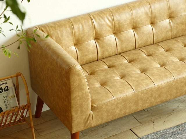 Kirario product｜カウチソファー Keit（ケイト）レザータイプN｜北欧