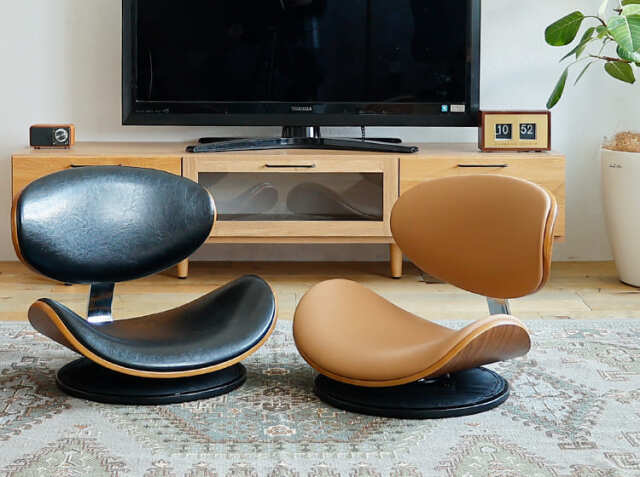 360度回転式ローラウンドチェアー KNOX（ノックス）008｜北欧