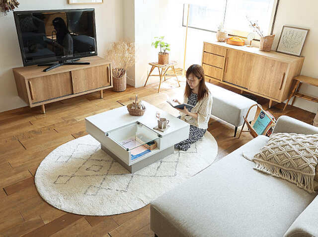 Kirario product/センターテーブル LENO（レノ）マーブルカラー｜北欧