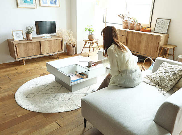 momoiro 引取限定 カッテラン センターテーブル momoiro 引取限定