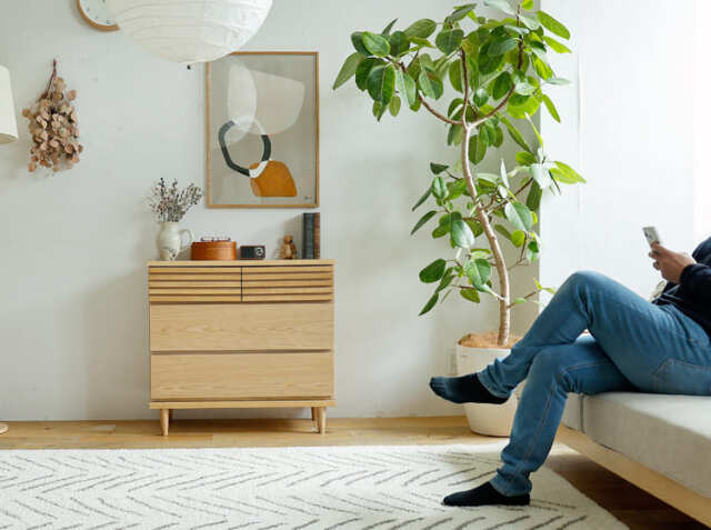 チェスト Lepra（レプラ）幅80cm｜北欧・ヴィンテージインテリア・家具