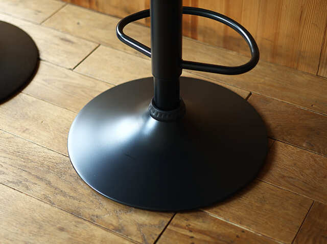 lelelenolegacy555　カウンターチェア　黒 木製 カウンターチェア CCK555CA 背無 椅子 コンパクト 座面高60cm