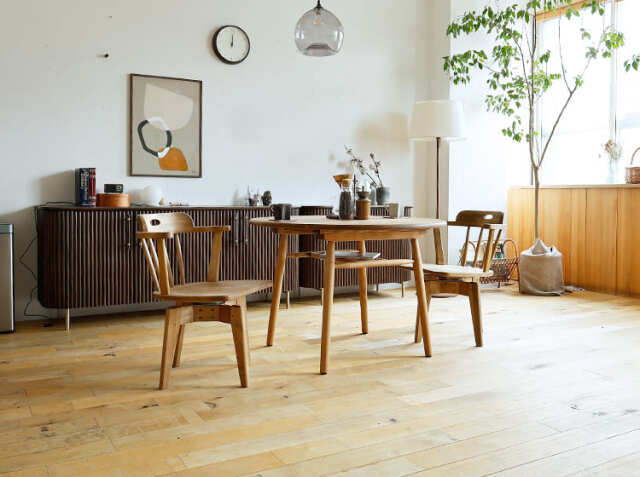 ダイニングテーブル 105cm ラウンド 円形　ナチュラル 楽天市場】円形ダイニングテーブル Logie（ロジー）105cmタイプ