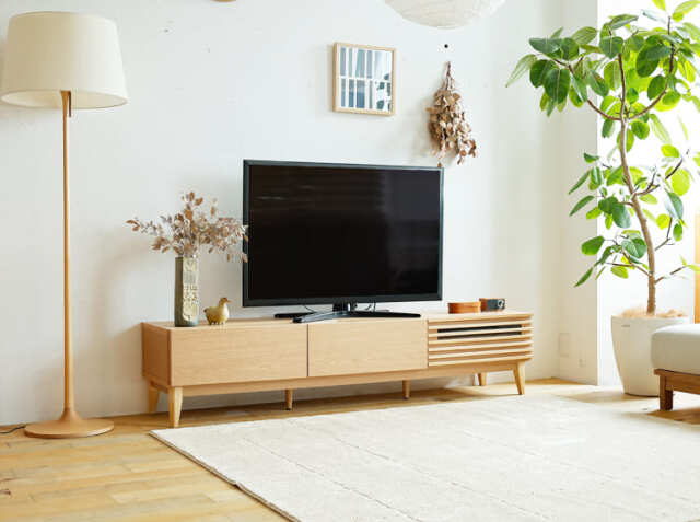 イエロー様本日限定★大型210cmモリタインテリア　レッタ+3170テレビボード テレビボード Luutte（ルッテ）幅180cm｜北欧・ヴィンテージインテリア