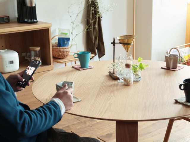 円形ダイニングテーブル Mallt（マルト）直径110cm｜北欧