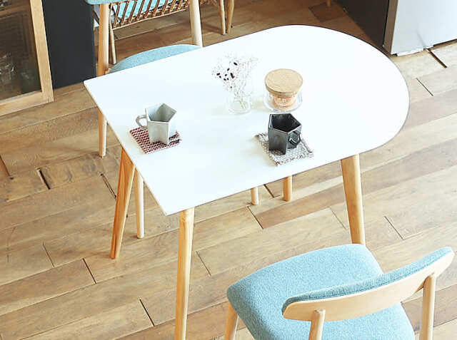 半円形カフェテーブル Marron(マロン)｜北欧・ヴィンテージインテリア