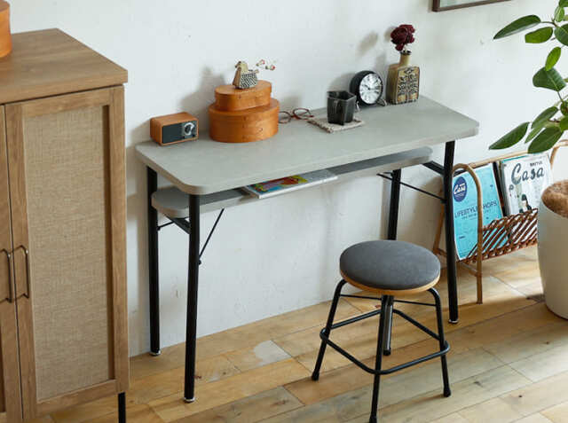 カウンターデスク mild（ミルド） ストーングレータイプ｜北欧