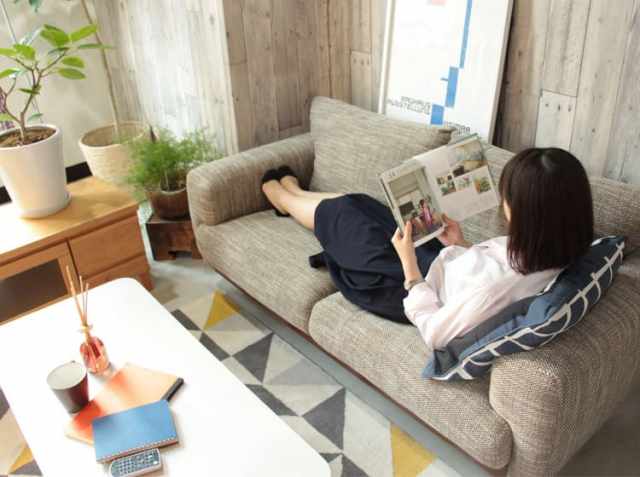 もこもこソファ ソファベッド ふかふか感＆ボリューム感＆5段階リクライニング R もこもこソファ ソファベッド ふかふか感＆ボリューム感＆5段階