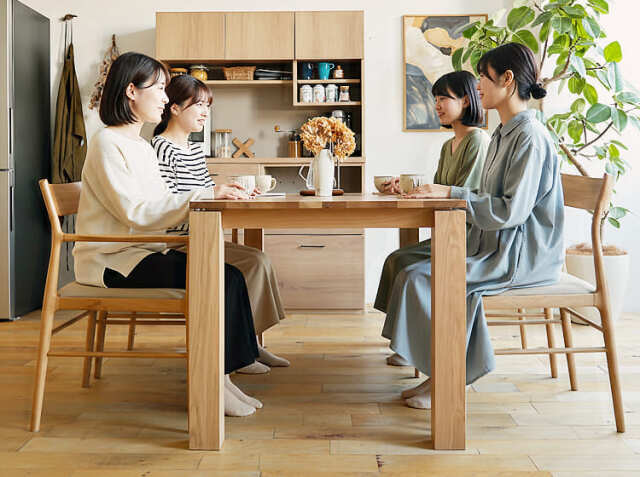 kirarioインテリア　ダイニングテーブル ダイニングテーブル mild（ミルド）｜北欧・ヴィンテージインテリア