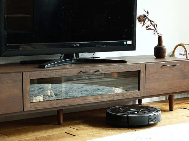 【定価62,800円】木製テレビボード ナチュラル ミッドブラウン Kirario product/テレビボード Mion（ミオン）180cm ブラウンタイプ