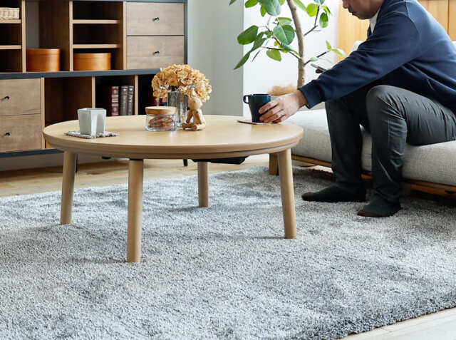 円形こたつテーブル Modeca（モデカ） 直径90cmタイプ｜北欧