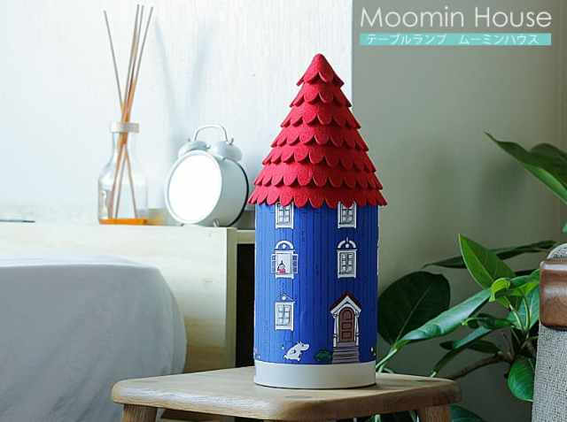 テーブルランプ　Moomin House RED