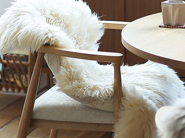 新品　ムートンラグ　アイボリー　大 Mouton Rug（ムートンラグ）｜北欧・ヴィンテージインテリア