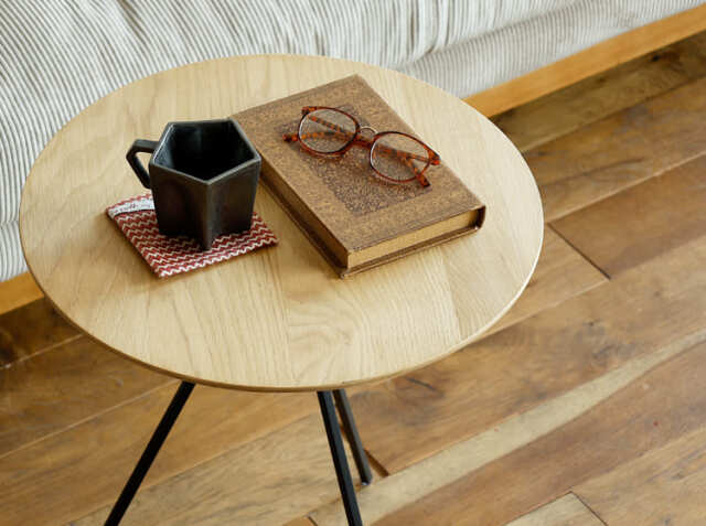 サイドテーブル Muse（ミューズ）Bタイプ ナチュラル｜北欧