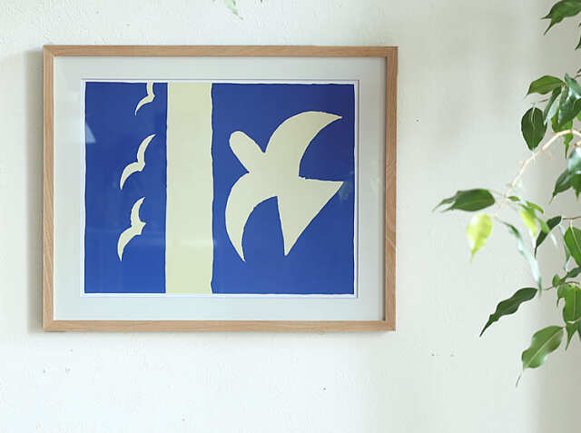 アートポスター ジョルジュ・ブラック 「Oiseaux,1955」｜北欧  