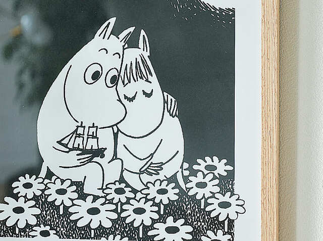 アートポスター MOOMIN（ムーミン）in Love｜北欧・ヴィンテージ
