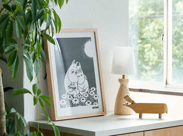 アートポスター MOOMIN（ムーミン）in Love｜北欧・ヴィンテージ