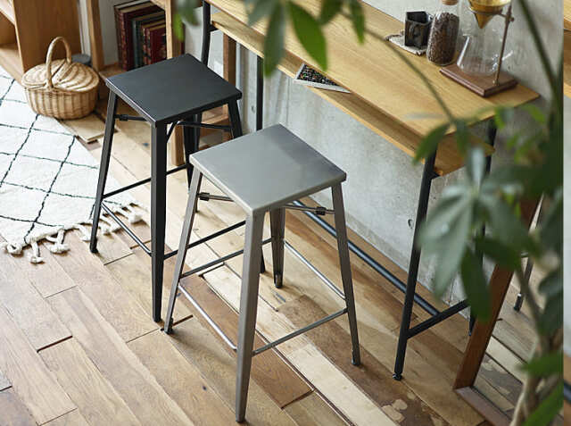 【C】ハイスツール ウッド　インダストリアル　ハイチェアー回転式 C】ハイスツール ウッドインダストリアルハイチェアー回転式