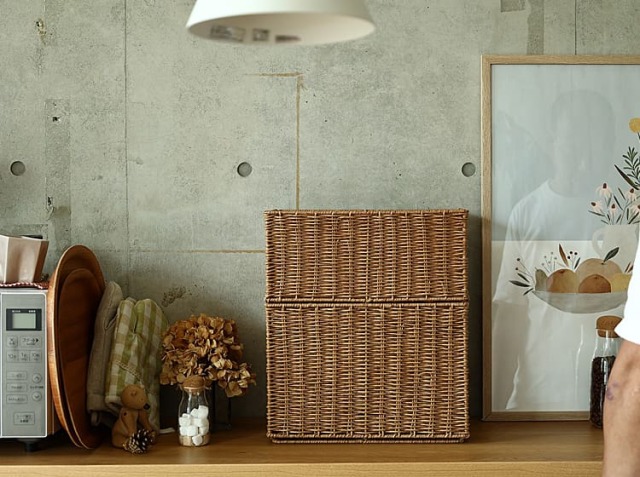 スタッキングバスケット Towc（トーク） Lサイズ｜北欧・ヴィンテージ