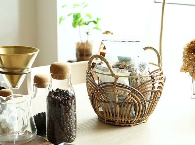 ペタルラタンバスケット Towc（トーク） Mサイズ｜北欧・ヴィンテージ