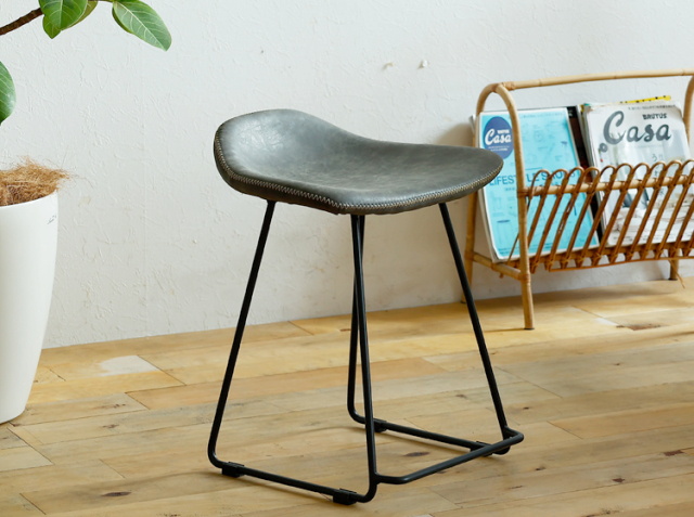 栗材スツール　高さ43cm(ピンホール有り)　丸椅子　stool 栗材スツール 高さ43cm(ピンホール有り) 丸椅子 stool 栗材