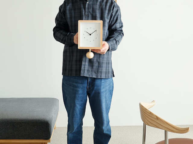 振り子時計 Blanc CLOCK NATURAL｜北欧・ヴィンテージインテリア・家具