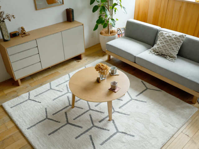 ラグマット Scope（スコープ） 190×190cm｜北欧・ヴィンテージ