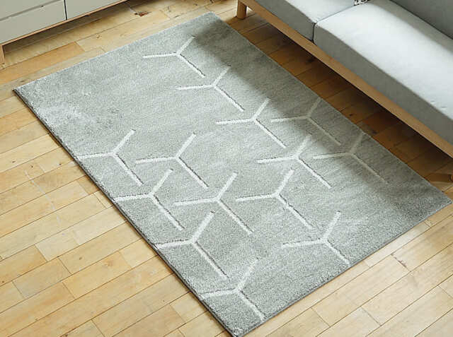 ヴィンテージ調ラグ ベージュ グレー ヴィンテージ調ラグ ベージュ グレー ヴィンテージ調ラグ ベージュ