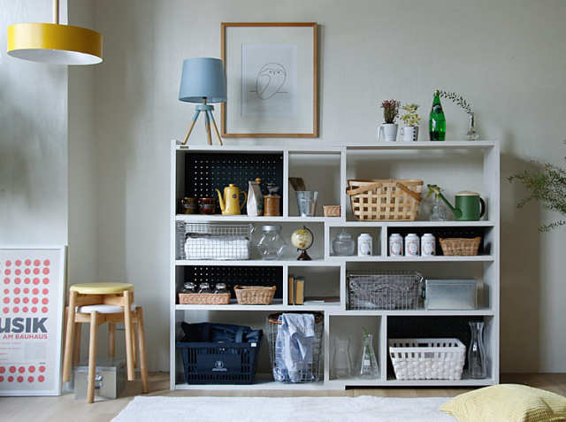 伸縮式ラック Passa（パッサ）高さ126cmタイプ｜北欧・ヴィンテージ